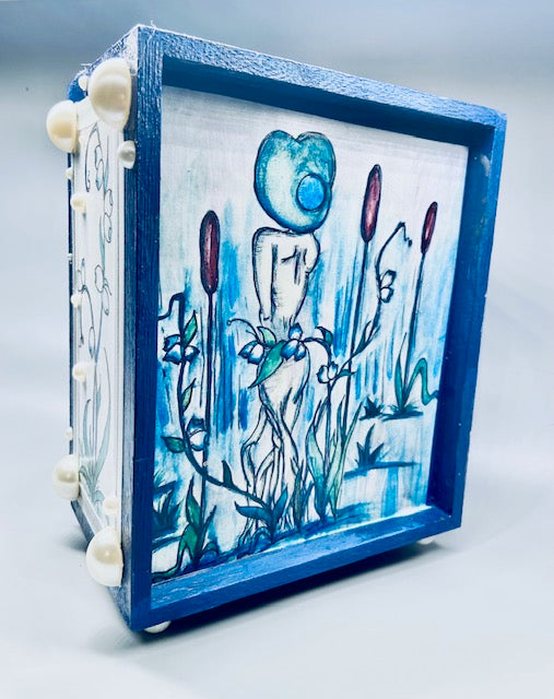 "Stay Awhile" Trinket Box